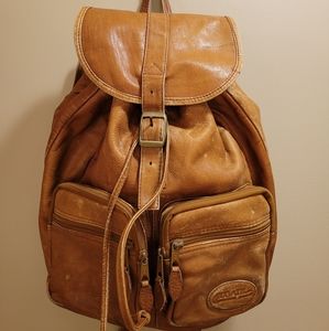 Vintage Leather Backpack